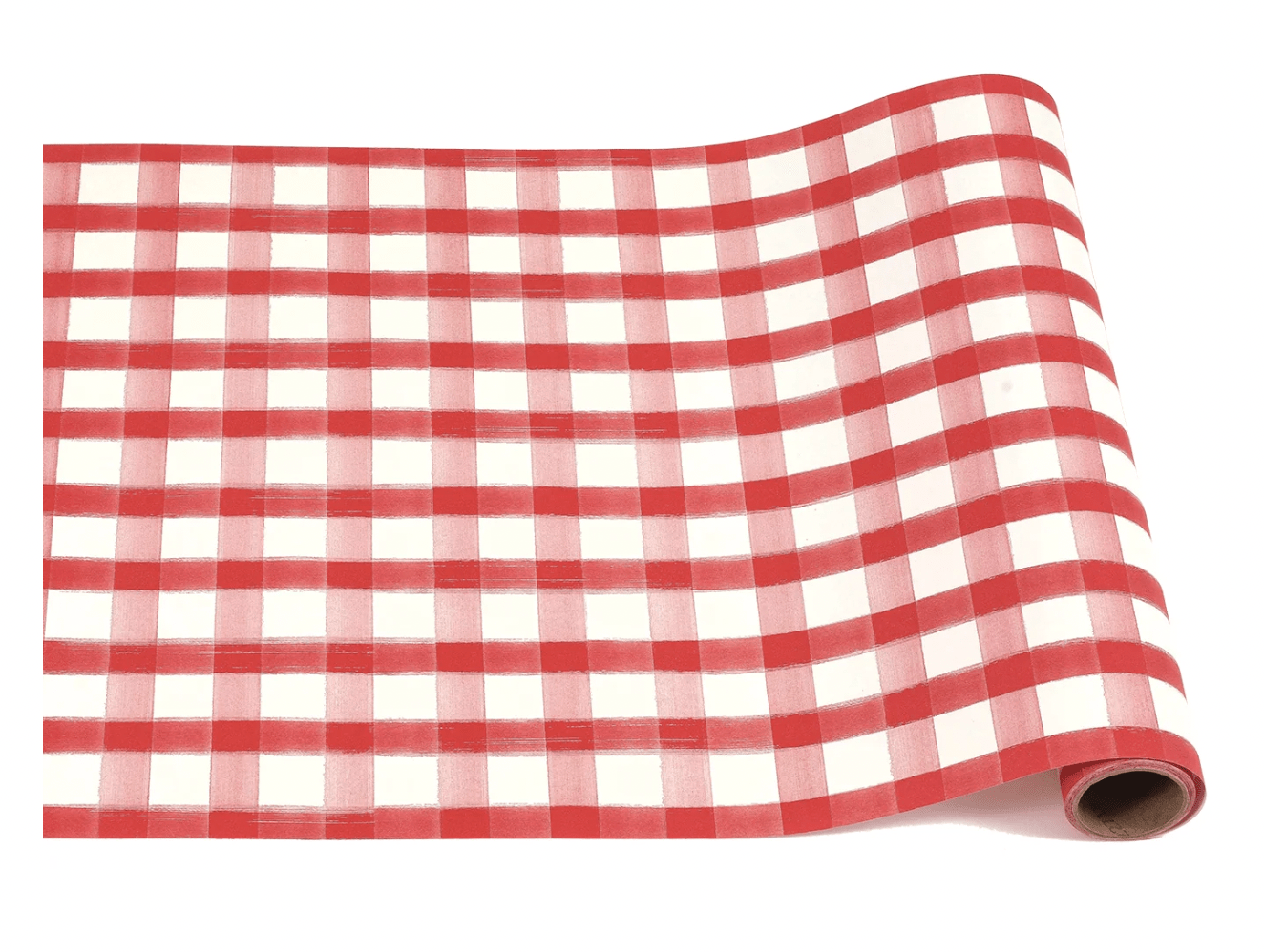 Hester & Cook Red Painted Check Runner - Bria Blair Creative