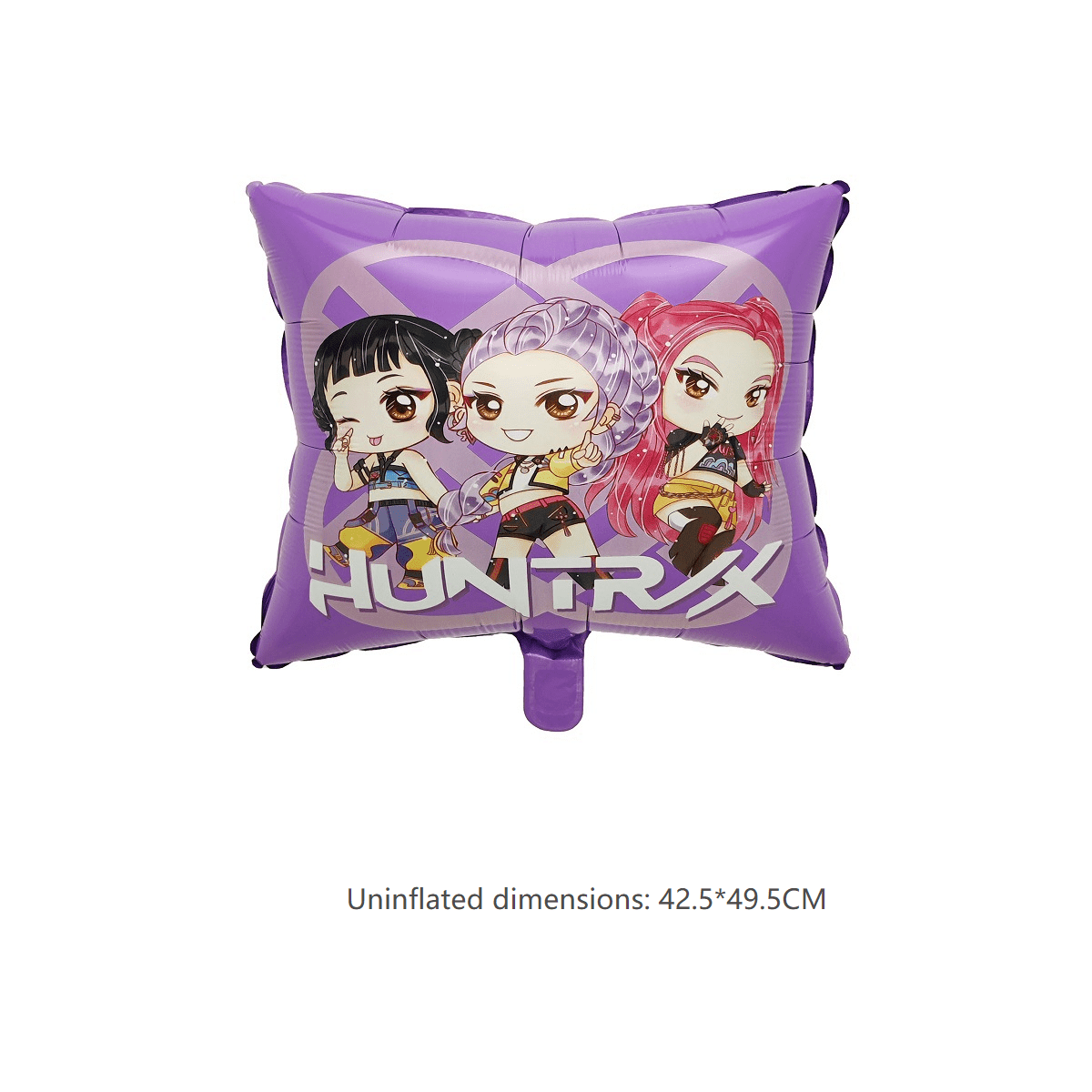 KDH K - pop inspired printed aluminum foil balloon - 50unit: 18 - inch Demon Hunter Girl Double - Sided Sphere - Bria Blair Creative