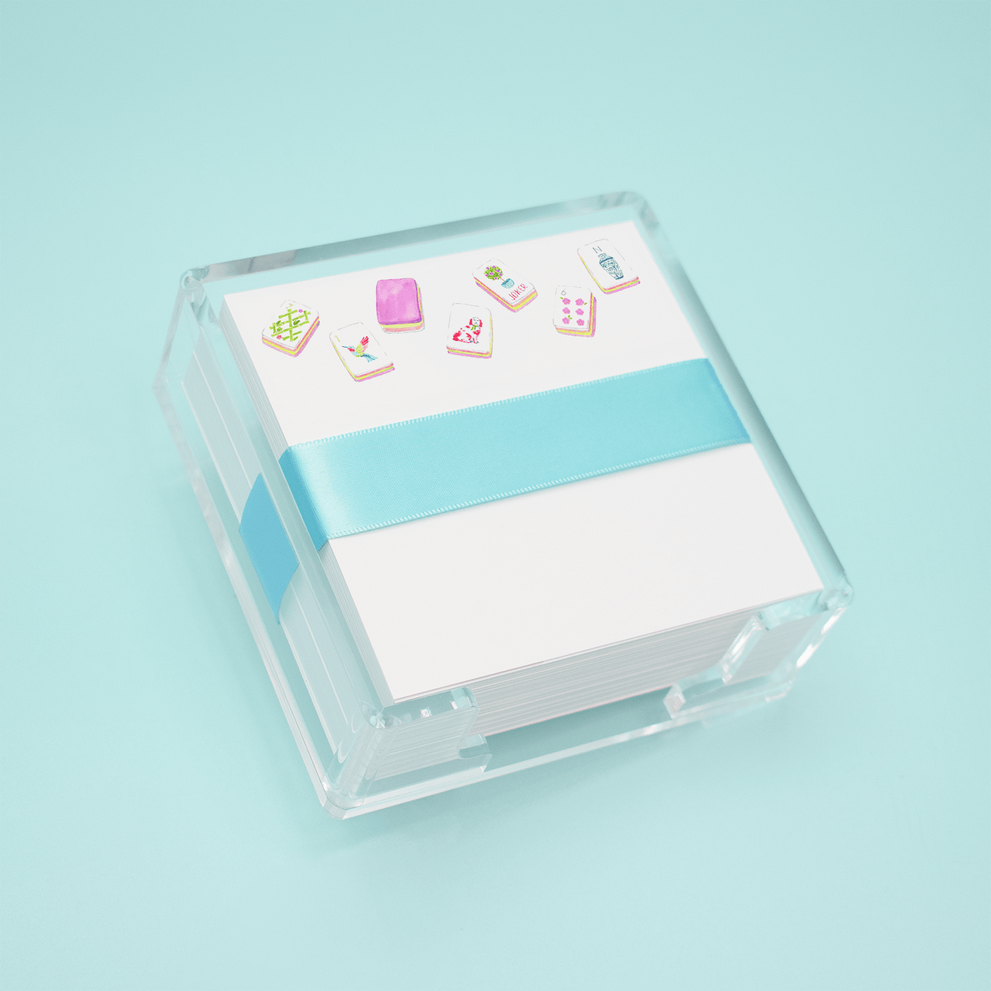 Large Mahjong Tiles Desk Set: Desk Set - Bria Blair Creative