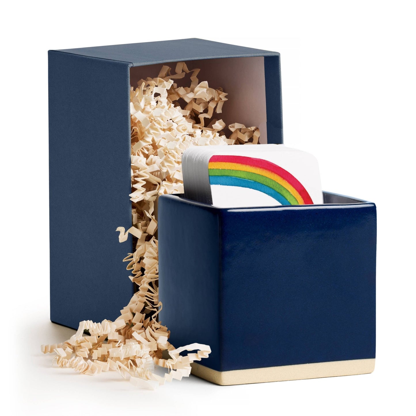 Little Notes® Ceramic Holder | Navy - Bria Blair Creative