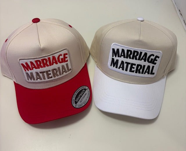 Lucky Girl Texas - Marriage Material Trucker Hat (Assorted) - Bria Blair Creative