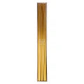 Gold Tall Tapered Candles (x 12)