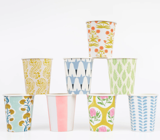 Meri Meri x Molly Mahon Cups (x 8) - Bria Blair Creative