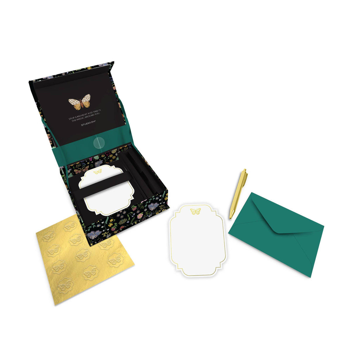 Midnight Garden Luxury Stationery Set - Bria Blair Creative