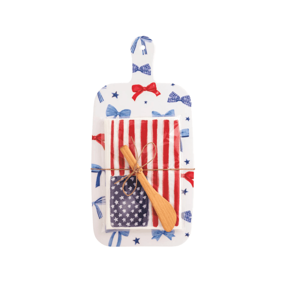 Mud Pie Bow Americana board set - Bria Blair Creative