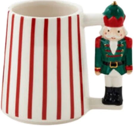 Mug with Nutcracker Handle - 2 Assorted Styles - Bria Blair Creative