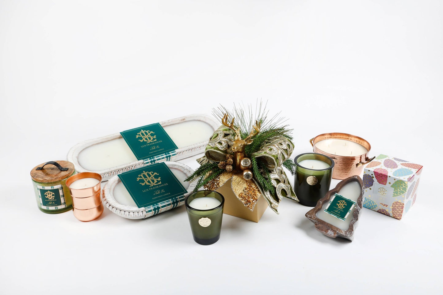 Noble Fir Fall 4 wick Copper Candle - Bria Blair Creative
