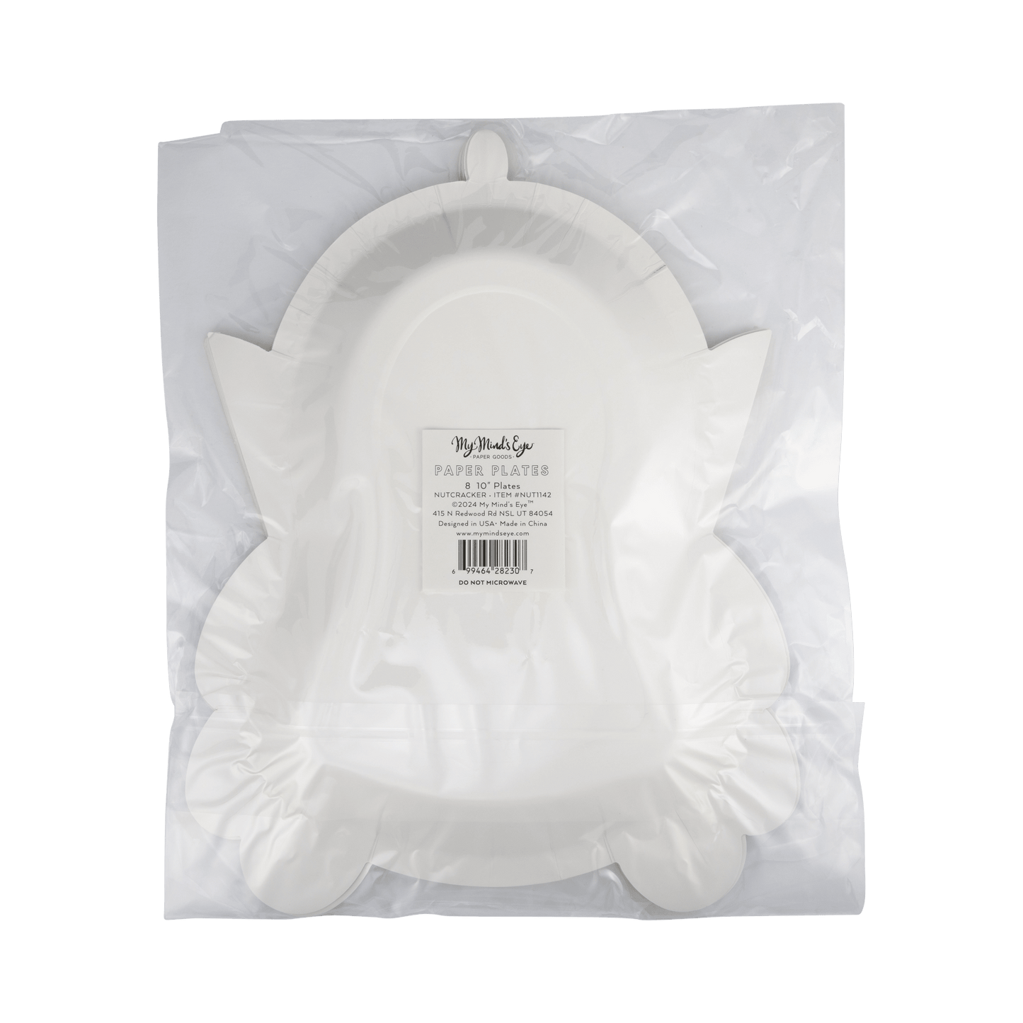 NUT1142 - Nutcracker Shaped Head 10" Plate - Bria Blair Creative