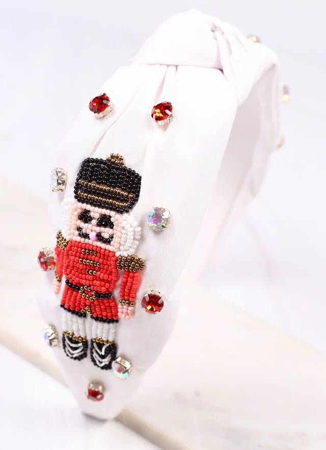Nutcracker March Headband - White - Bria Blair Creative