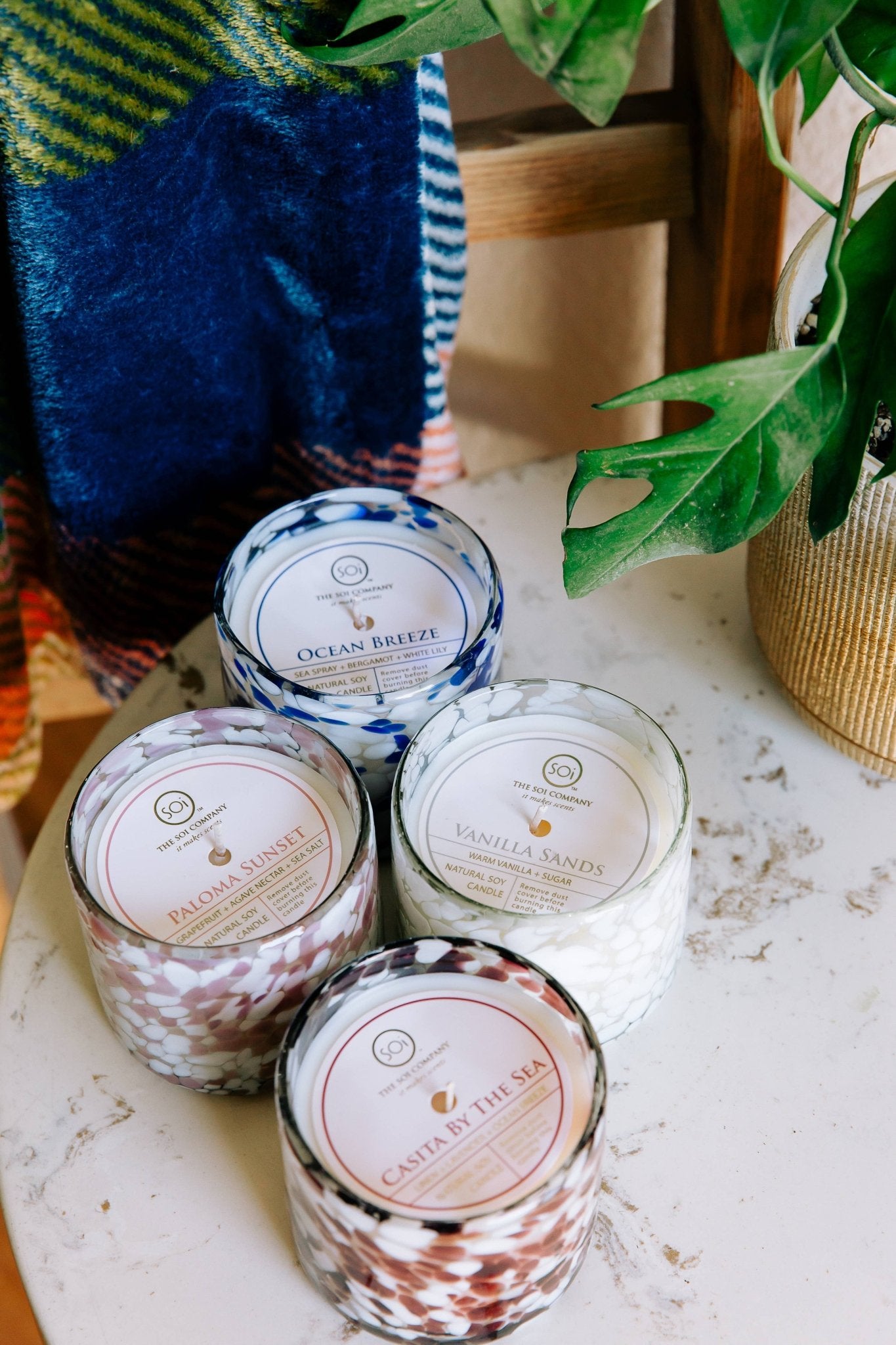 OCEAN BREEZE Confetti 10oz Candle - Bria Blair Creative