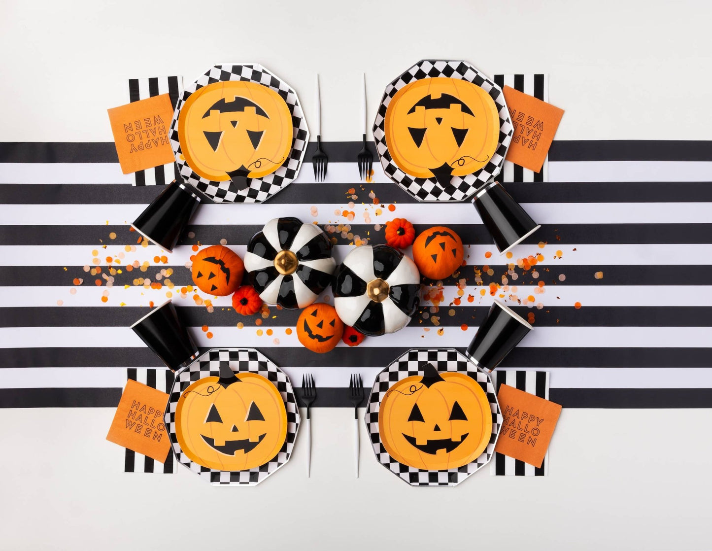 ORANGE JACK - O - LANTERN SMALL PLATES - Bria Blair Creative