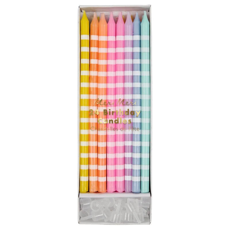 Pastel Party Candles (x 24) - Bria Blair Creative