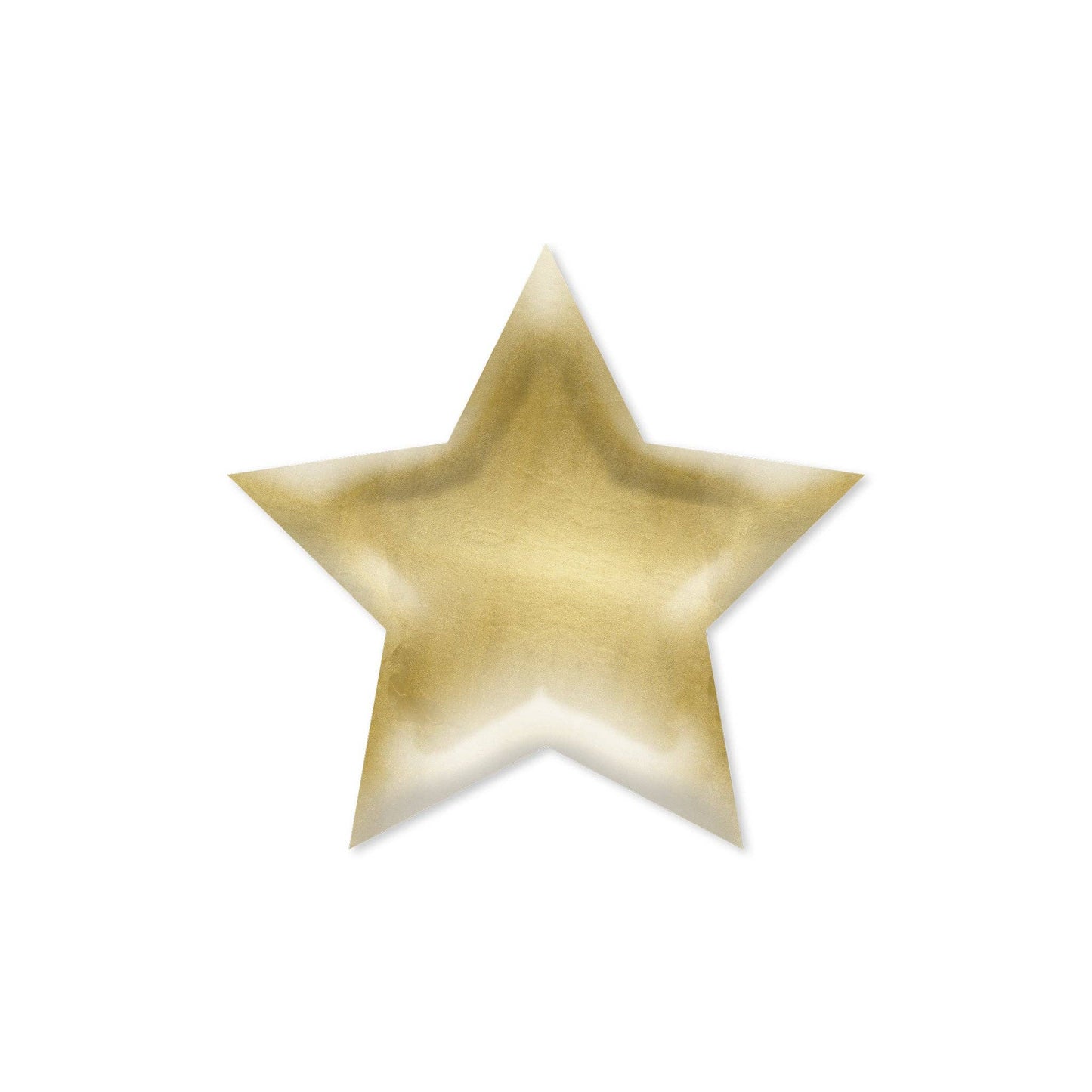 PGB940 - Gold Star Shaped Plate - Bria Blair Creative