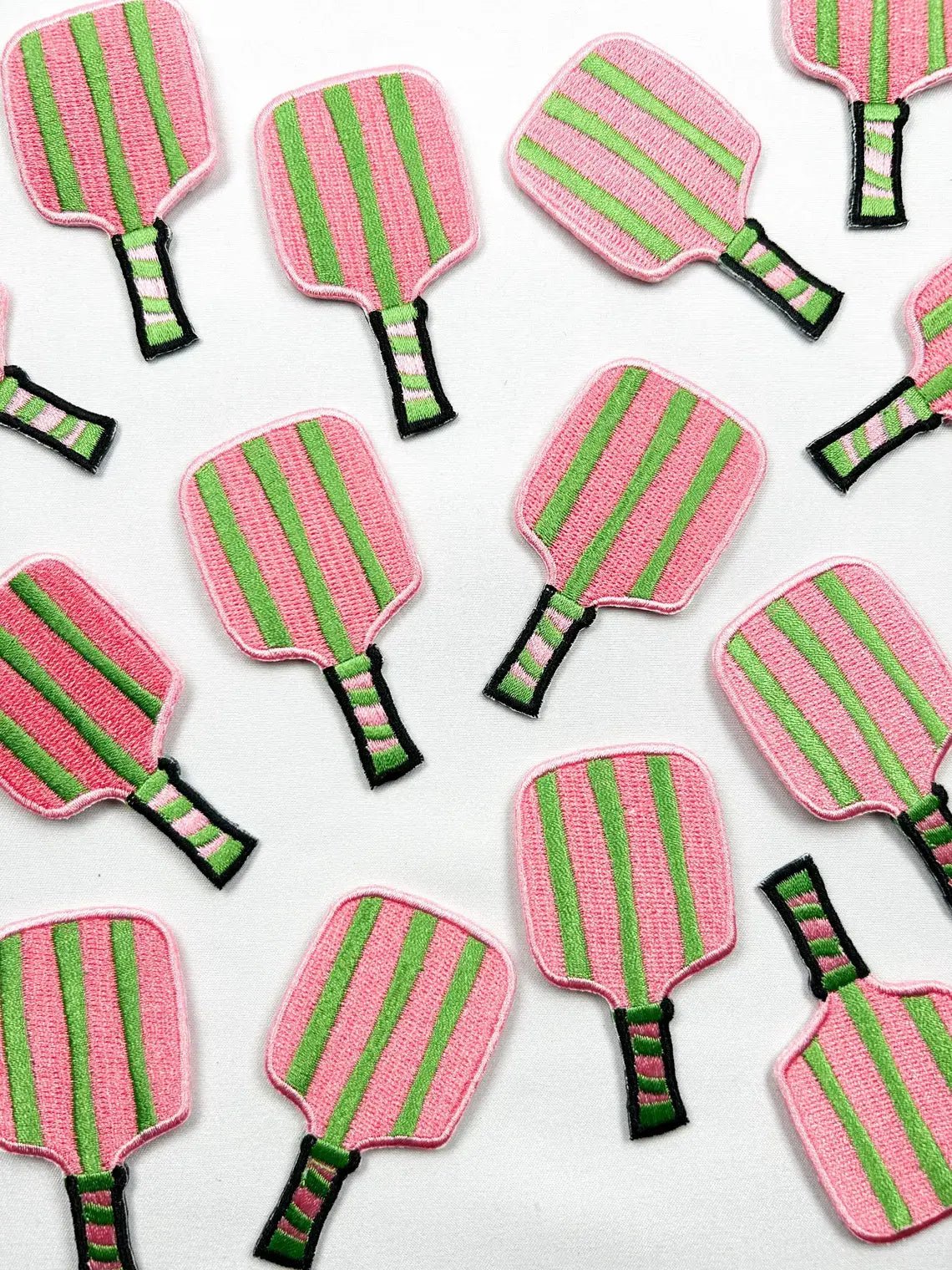Pickleball Paddle Embroidered Iron On Patch Bachelorette - Bria Blair Creative