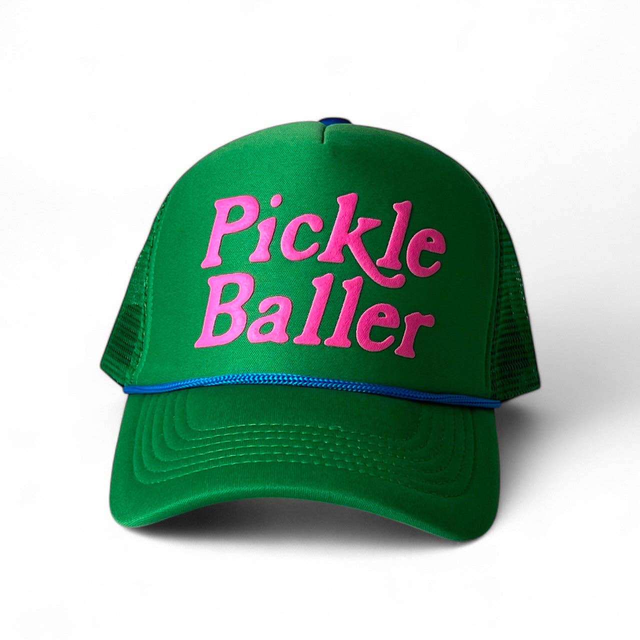 Pickleballer Green Foam Trucker Hat - Bria Blair Creative