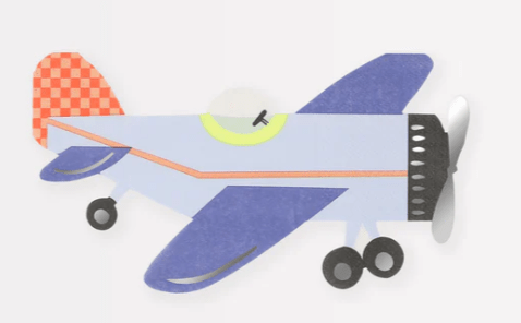Plane Napkin - Bria Blair Creative