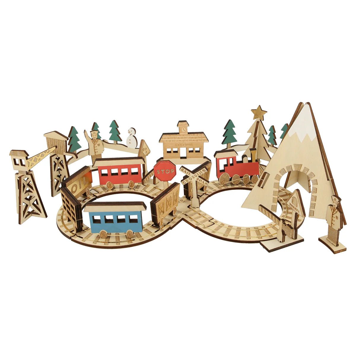 Railway Train Advent Calendar - Bria Blair Creative