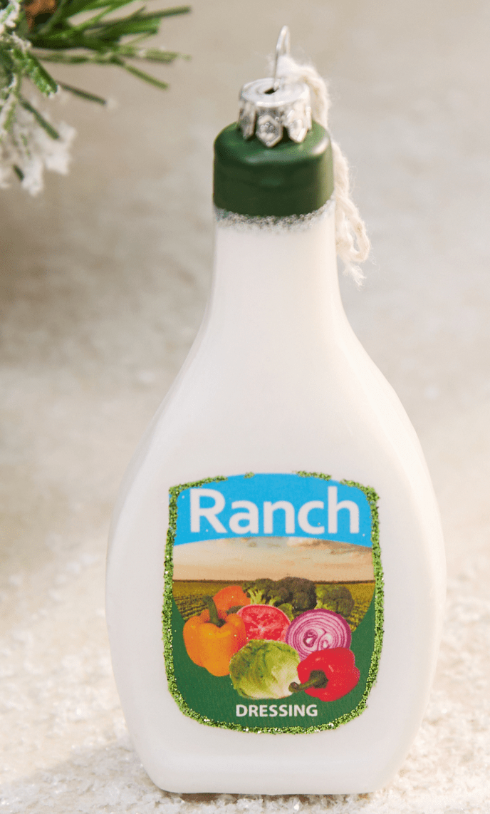 Ranch Dressing Tree Ornament - Bria Blair Creative