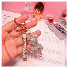 Rhinestone Bear Keychain (assorted colors) - Bria Blair Creative