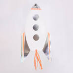 Rocket Party Plates - Set of 8 - Bria Blair Creative