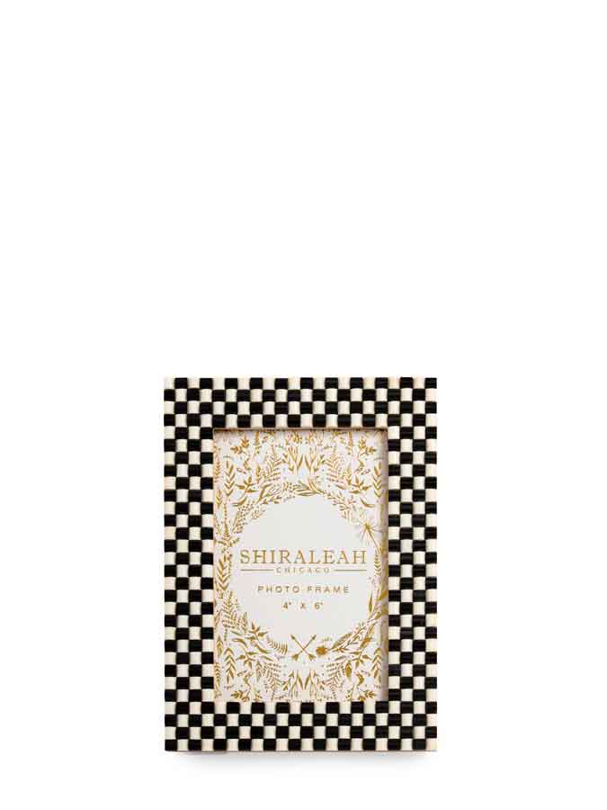 ROMA 4" x 6" MOSAIC PICTURE FRAME,BLACK - Bria Blair Creative