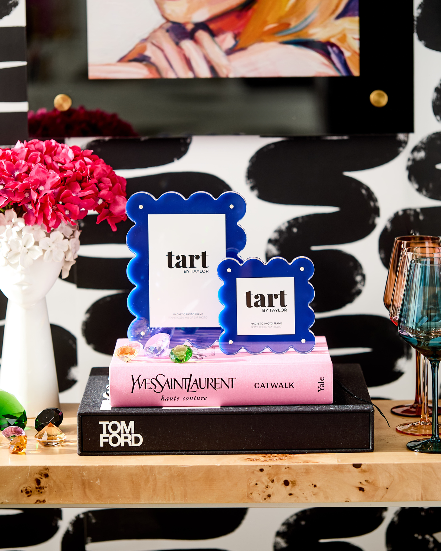 Royal Blue Acrylic Picture Frame - Bria Blair Creative