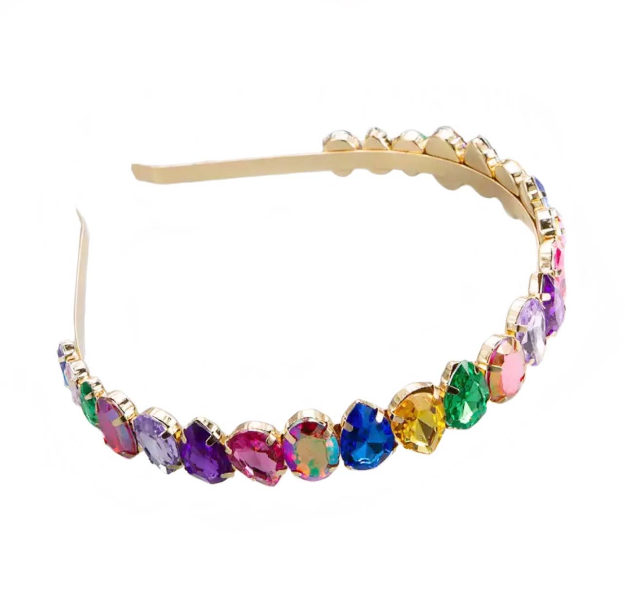Royal Gem Rhinestone Jewel Headband Hair Accessories Girls - Bria Blair Creative