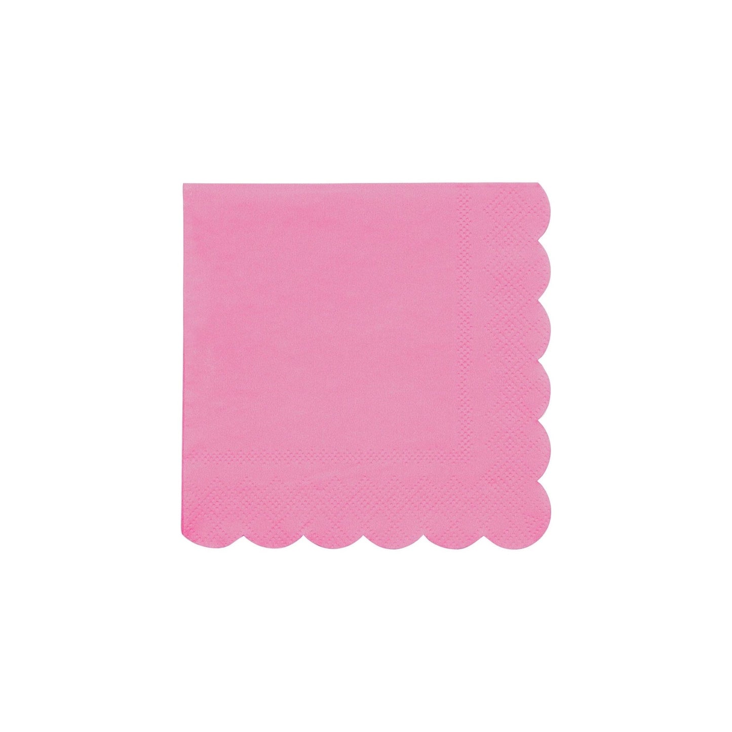 Small Bubblegum Pink Paper Napkins - Bria Blair Creative