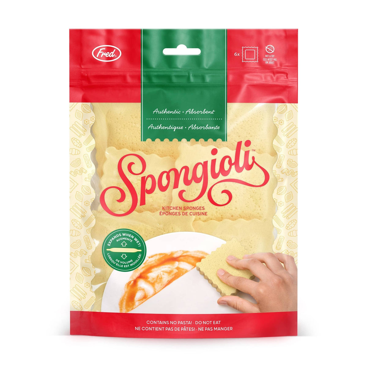 Sponges - Spongioli - Set of 6 - Ravioli Compressed Sponges - Bria Blair Creative