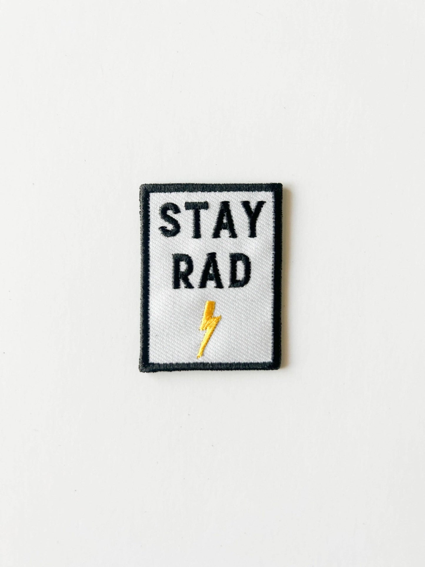 Stay Rad Embroidered Iron - On Patch - Bria Blair Creative