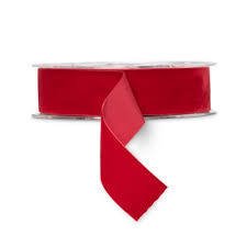 Swiss Velvet Scarlet Ribbon - 1.5" Width - Bria Blair Creative