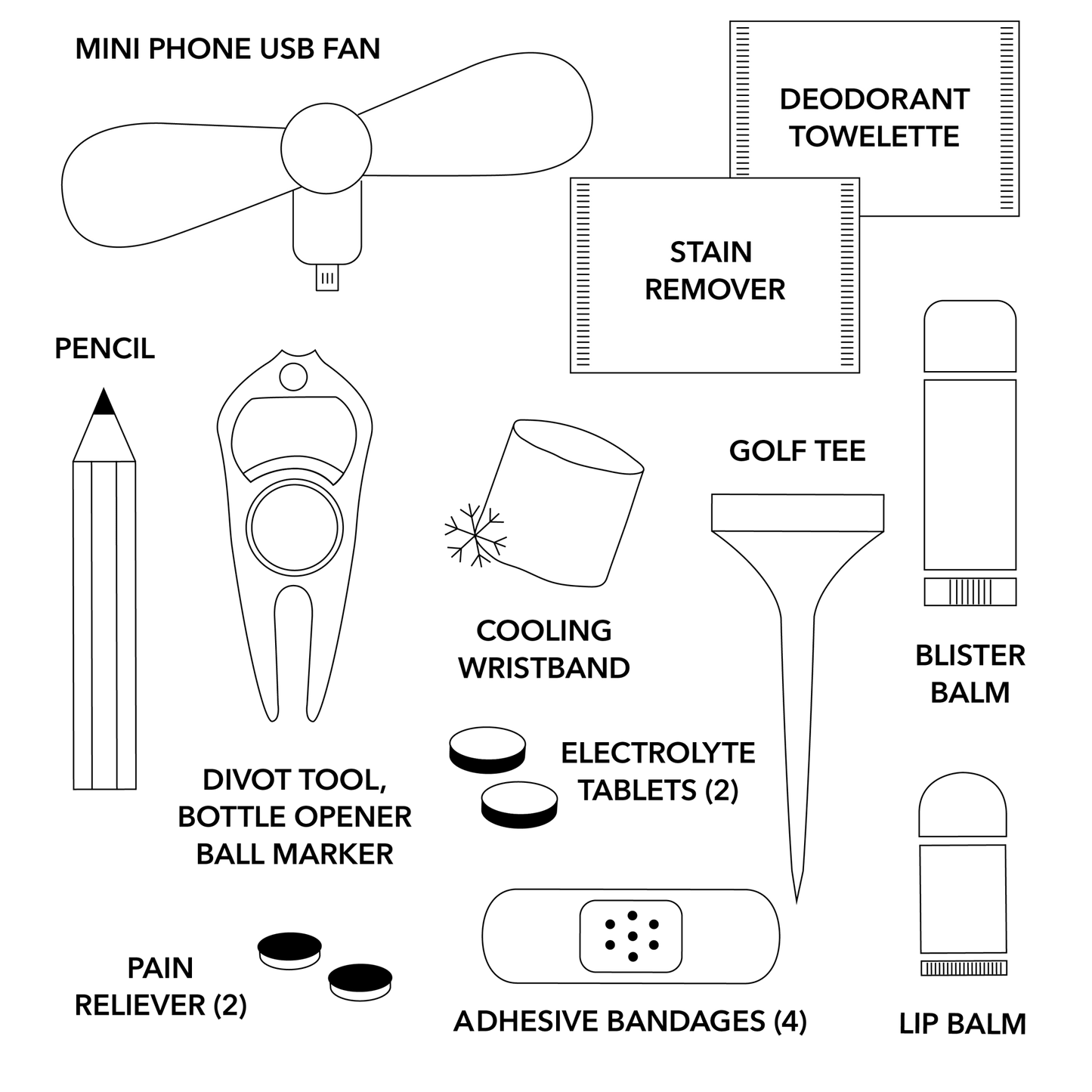 "Tee Time" Golf Kit | Father's Day Gifts | Mens Gifts |Gift - Bria Blair Creative