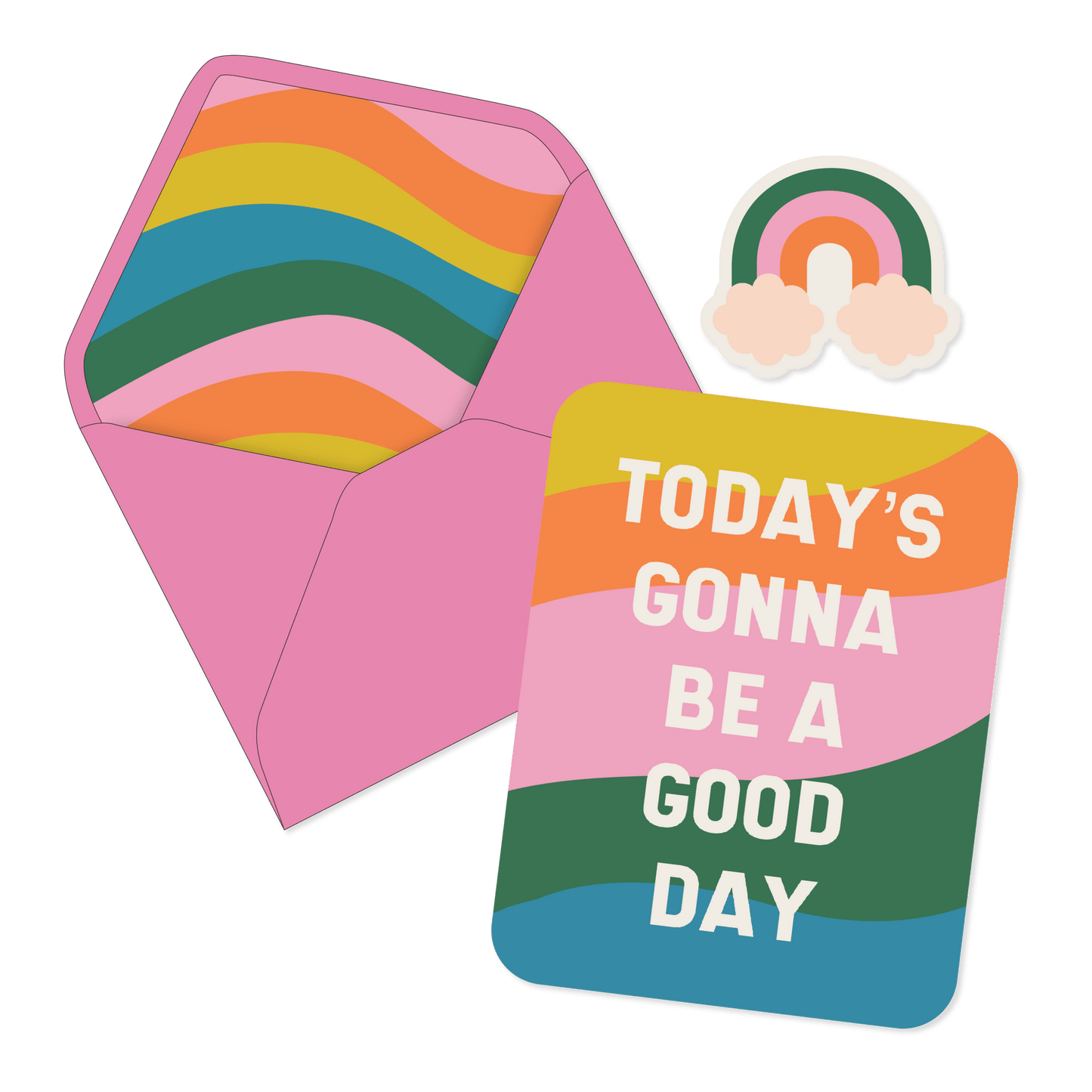 Today's Gonna Be A Good Day Card - Bria Blair Creative