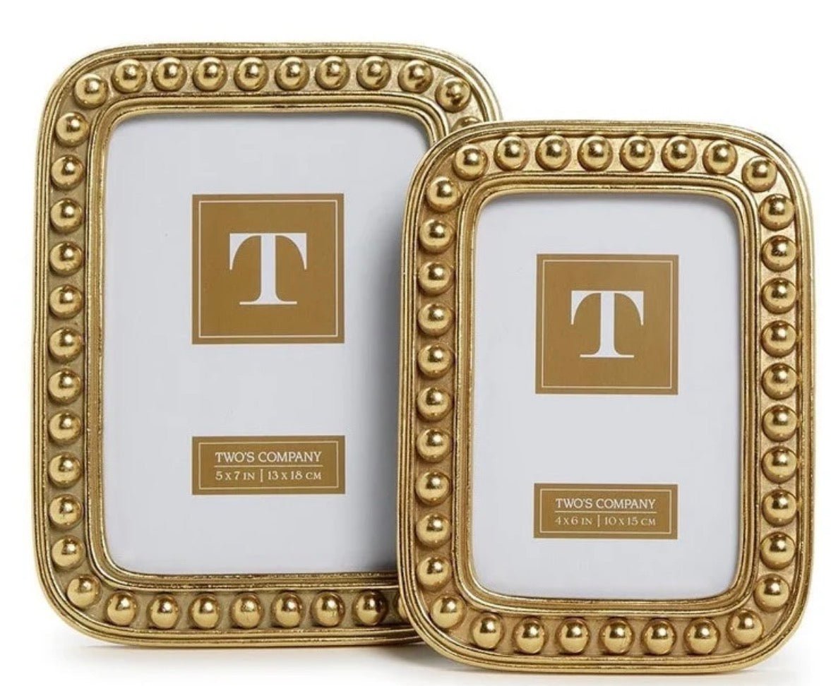 Two’s Company Gold Ball Frame 5x7 - Bria Blair Creative