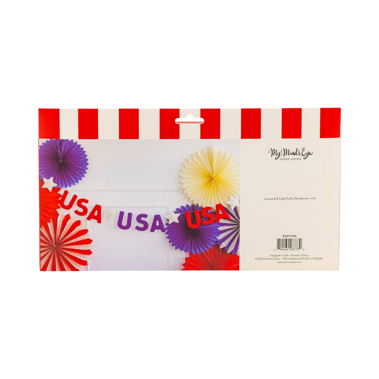 USA Puffy Felt Banner - Bria Blair Creative