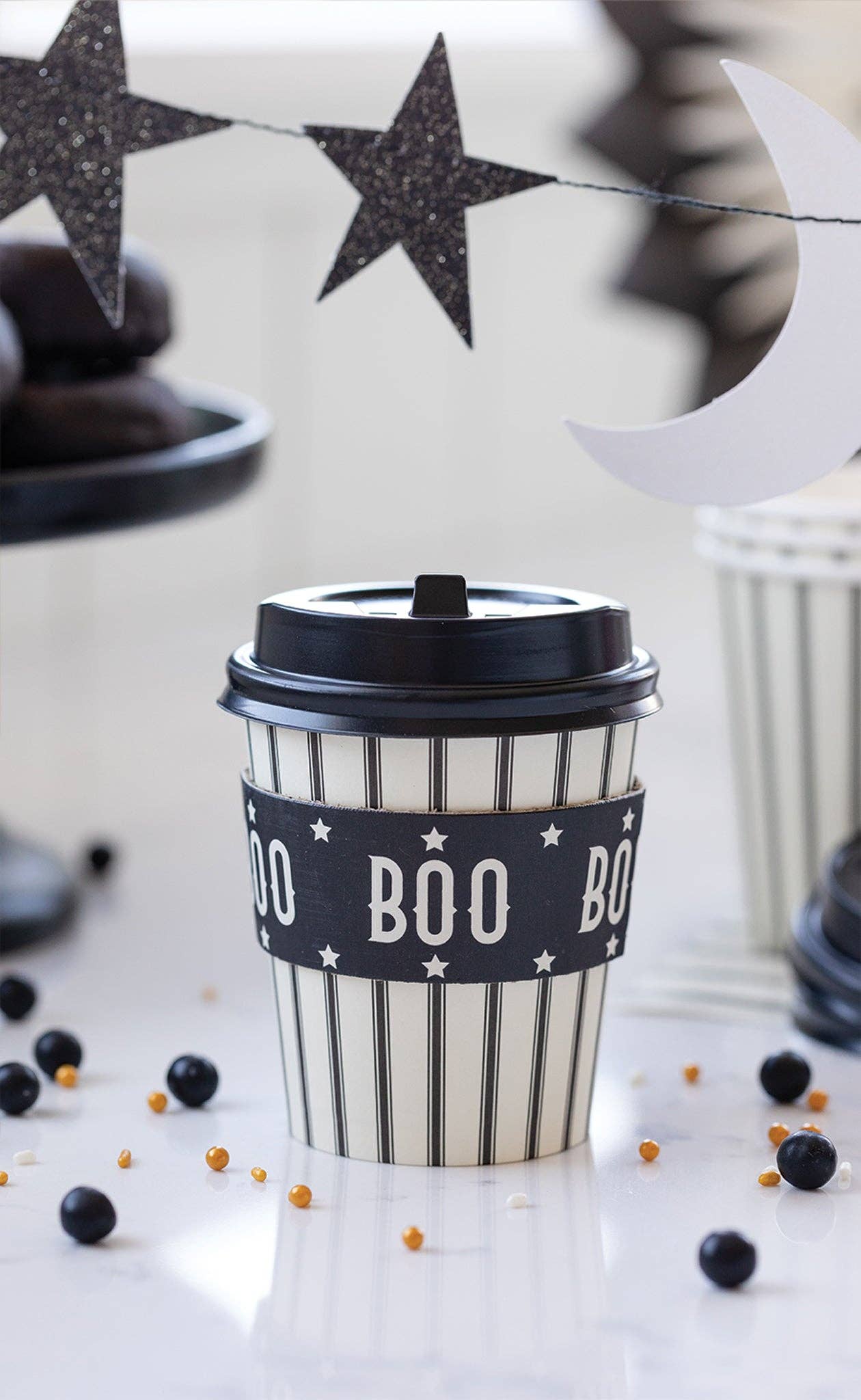 VHP926 - Vintage Halloween Boo Cozy To - Go Cup - Bria Blair Creative