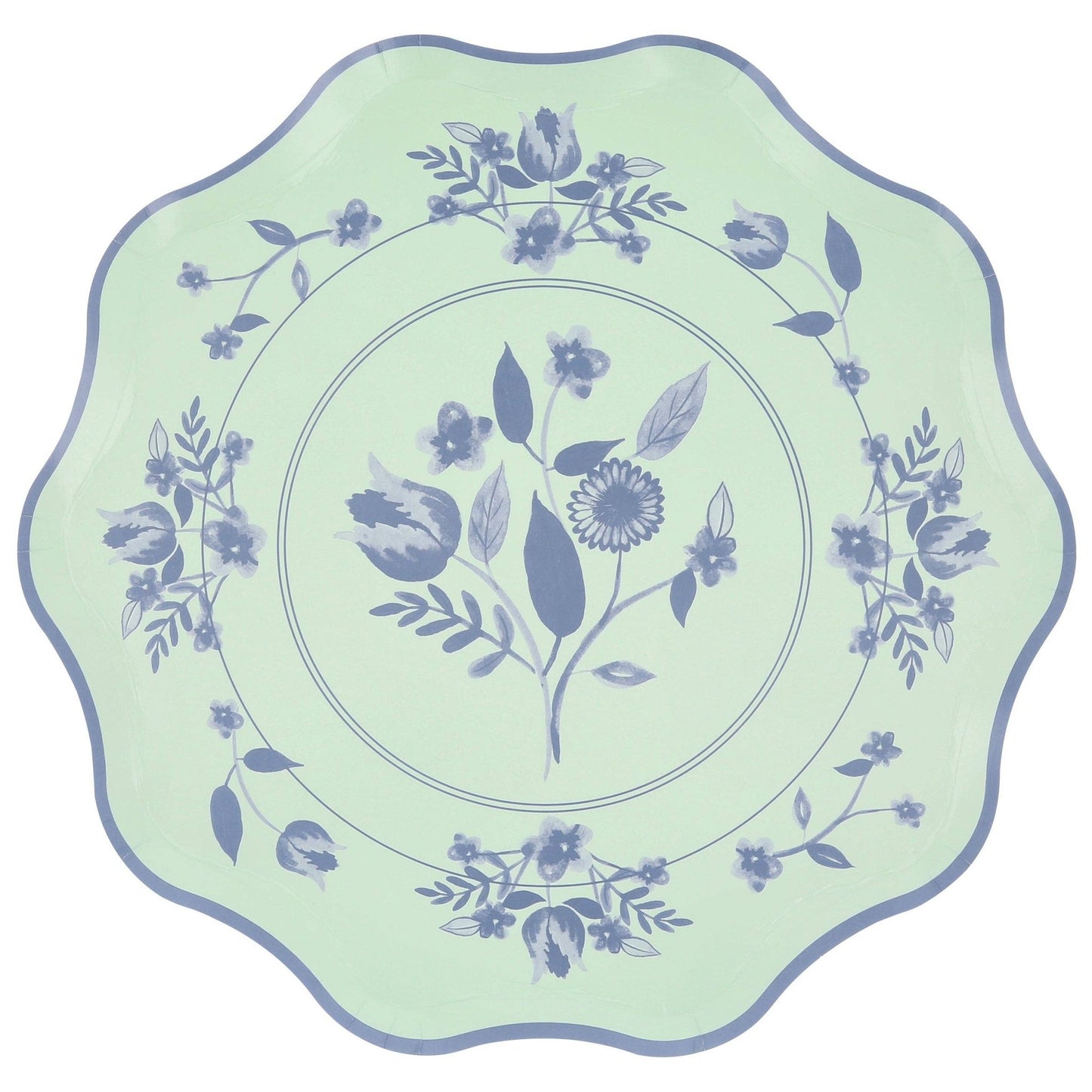 Vintage Botanical Dinner Plates - Bria Blair Creative