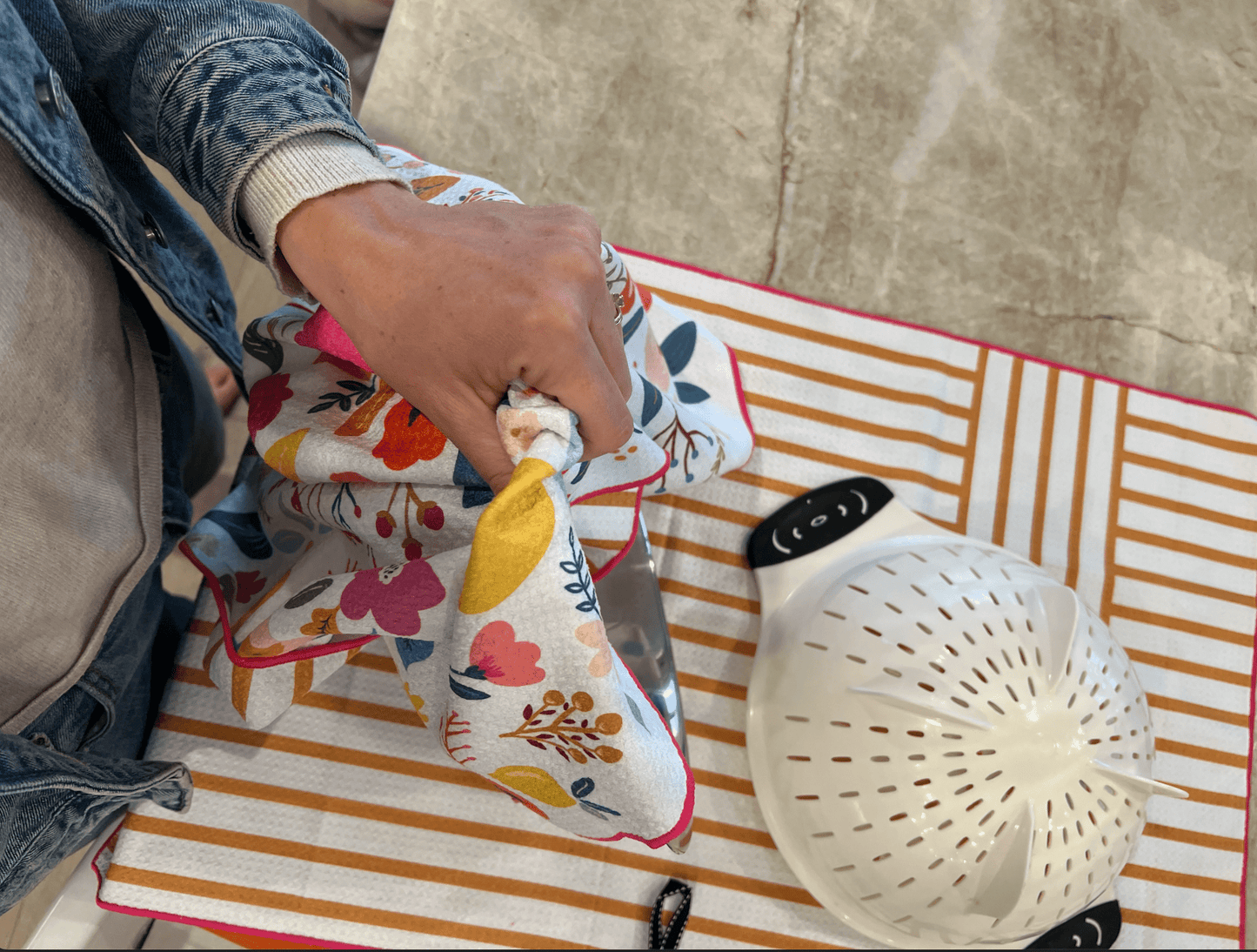Wildflower Bloom Dish Towel - Bria Blair Creative