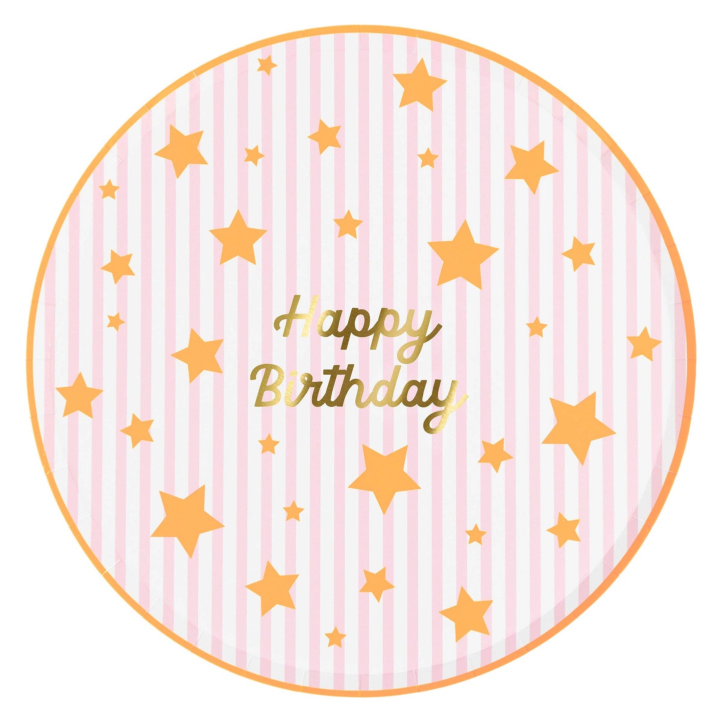 Bright Star Happy Birthday Dinner Plates