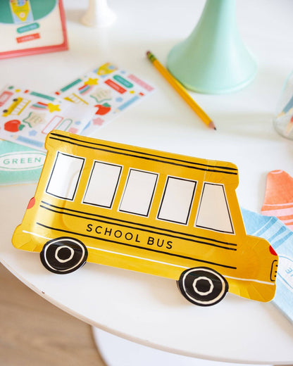 BTS1241 - School Bus Shaped Plate