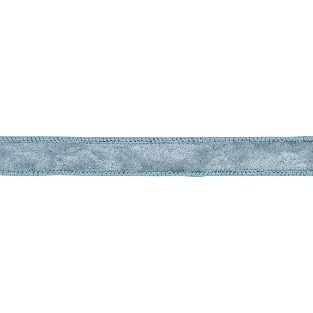 1" Wired Heritage Velvet Ribbon | French Blue | 10 Yard Roll - Bria Blair Creative