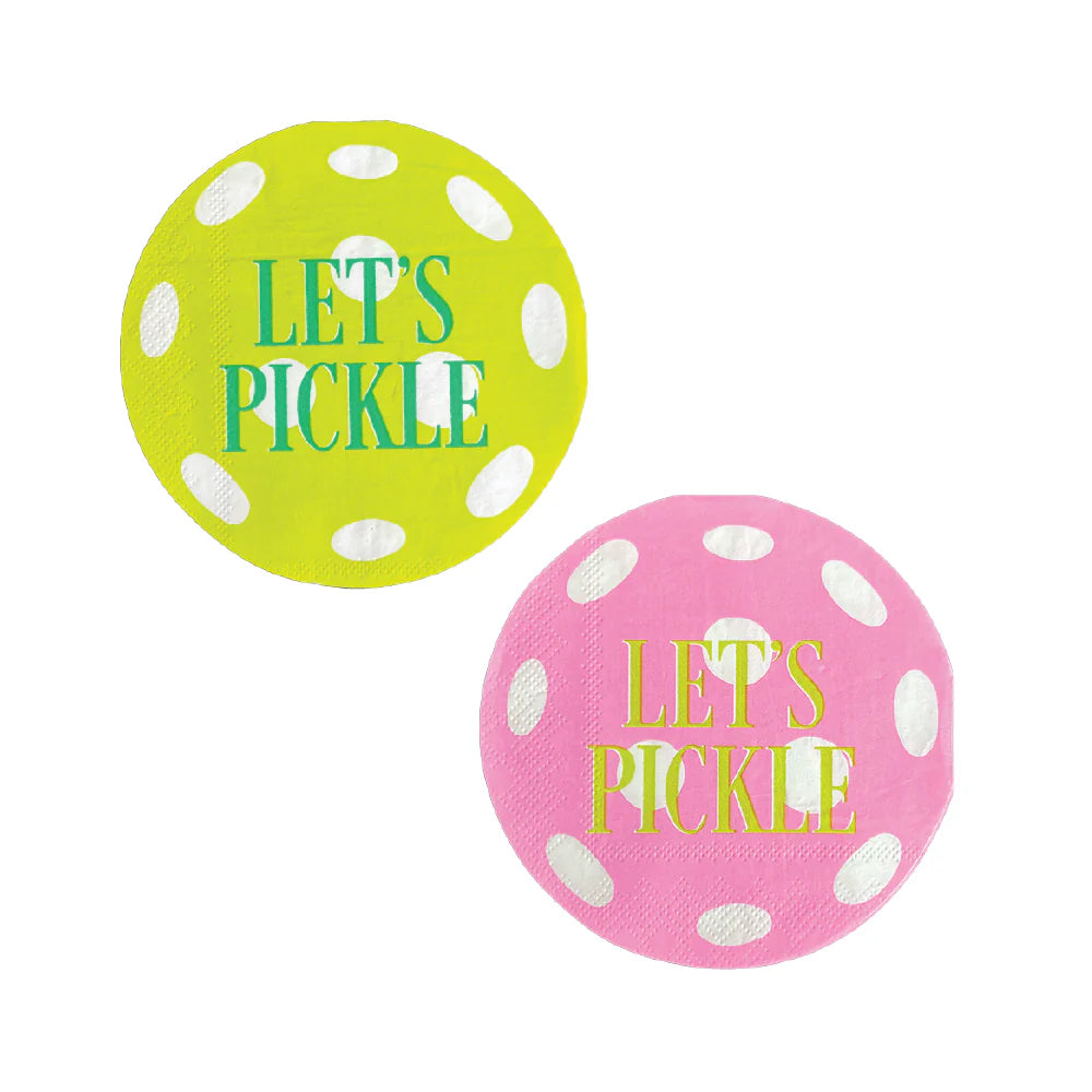 Pickleball Social Club "Let's Pickle" Cocktail Napkins