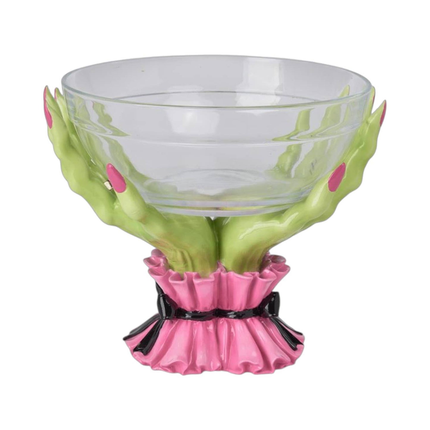 10in Green Witch Hand Candy Bowl - Bria Blair Creative