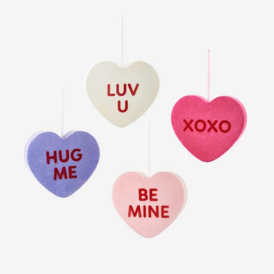 12" Flocked Conversation Heart - Bria Blair Creative