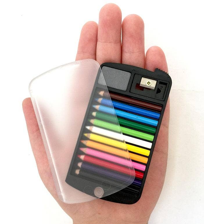 12 Mini Pencils in Clear Card Case - Bria Blair Creative