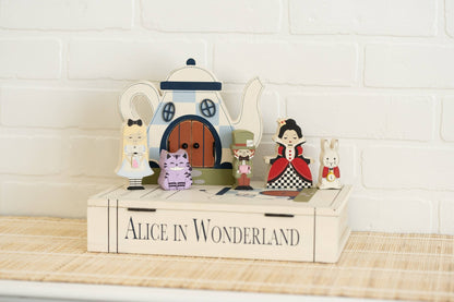12087 - 8x12 woodland storybook gift set/7 (ALICE WONDERLAND - Bria Blair Creative