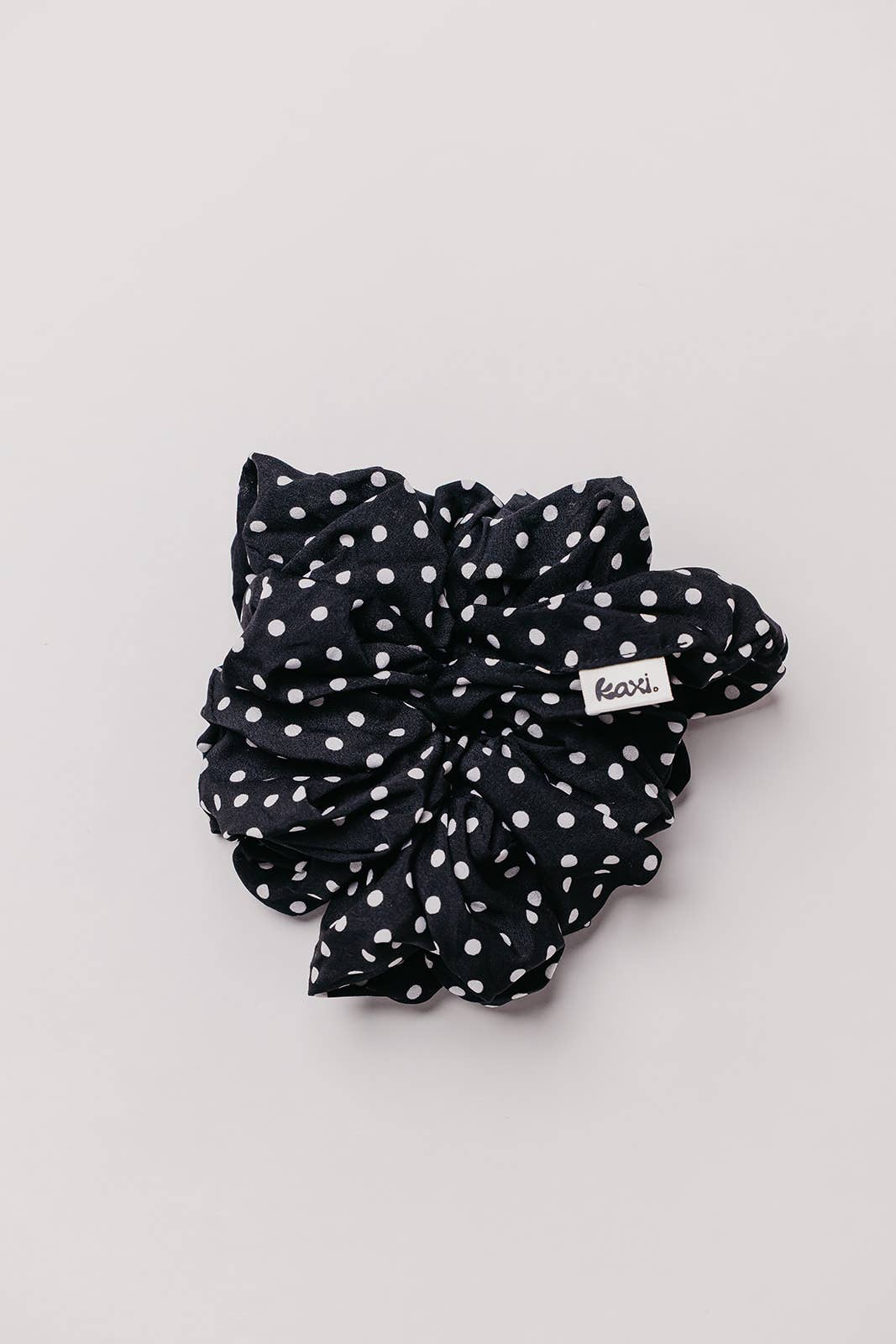 KAXI Jumbo Chiffon Scrunchie — 22 Colors: POLKA DOT