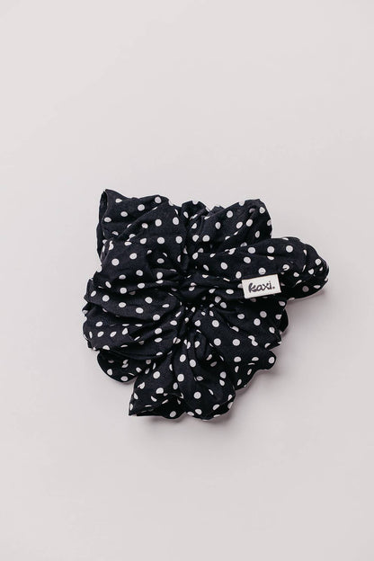 KAXI Jumbo Chiffon Scrunchie — 22 Colors: POLKA DOT