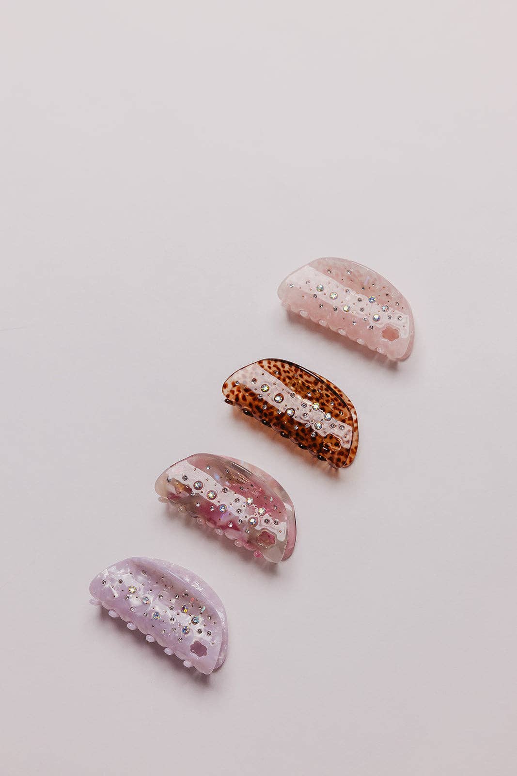GLITTER MIDI CLAWS: SPOTTED CHEETAH