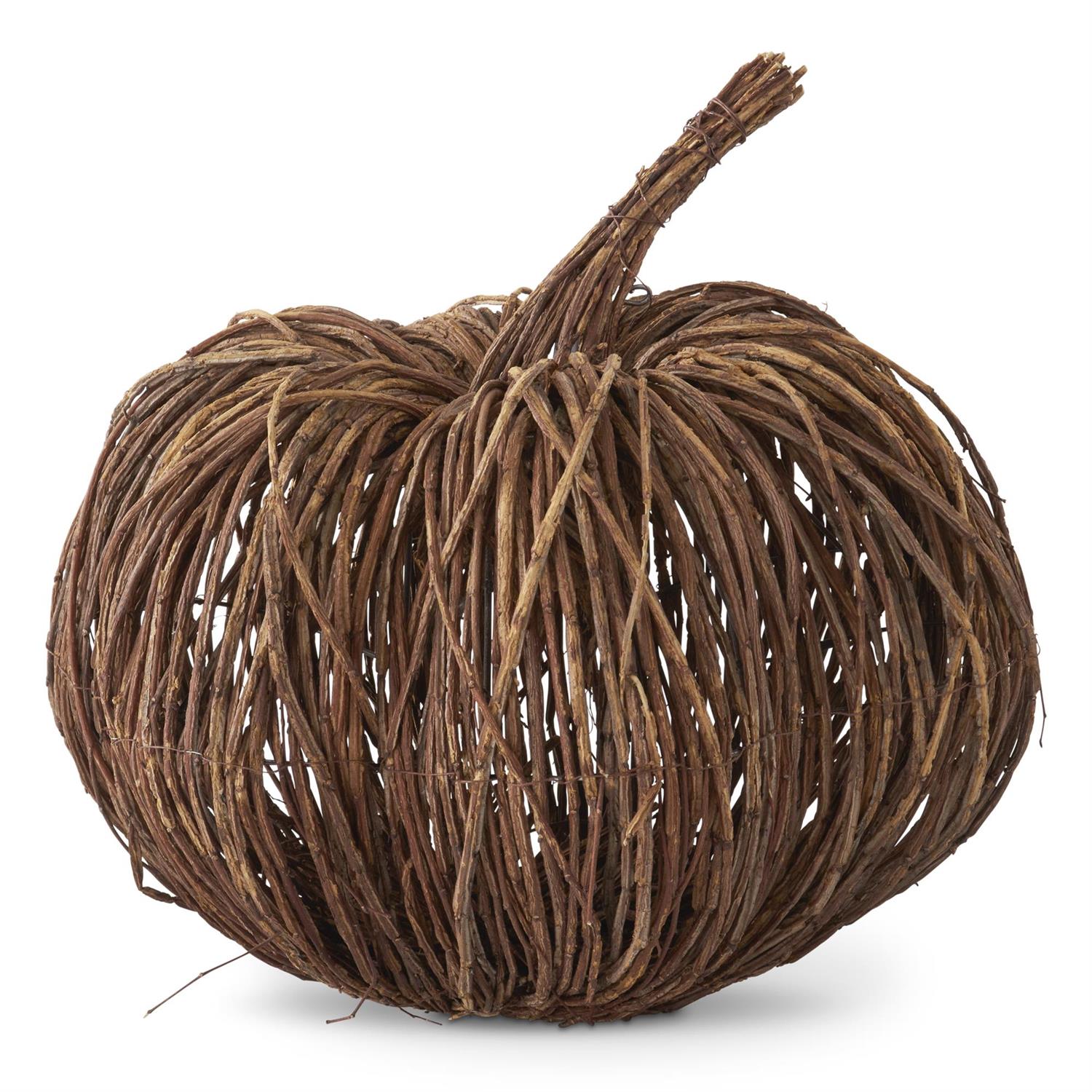 14 Inch Woven Vine Pumpkin - Bria Blair Creative